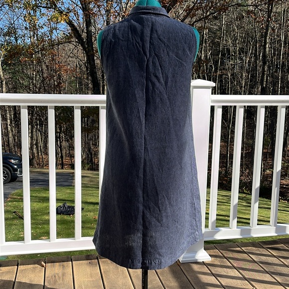 Garnet Hill linen shirt dress - Picture 2 of 5